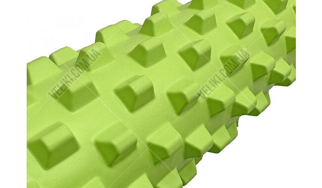 Массажный ролик EasyFit Grid Pro 45 см - дополнительное фото 4