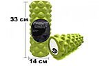 Масажний ролик EasyFit Grid Extreme 33 см - дополнительное фото 3