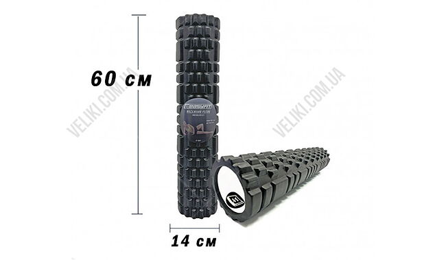 Масажний ролик EasyFit Grid v.3.1 60 см - дополнительное фото 3