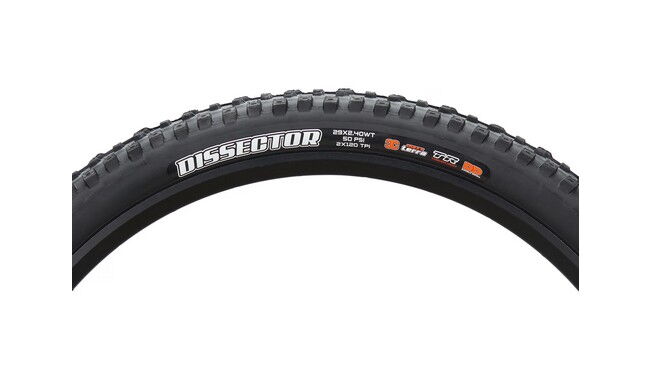 Покрышка Maxxis Dissector 29x2.4" WT 3C MaxxGrip DD TR - дополнительное фото 4