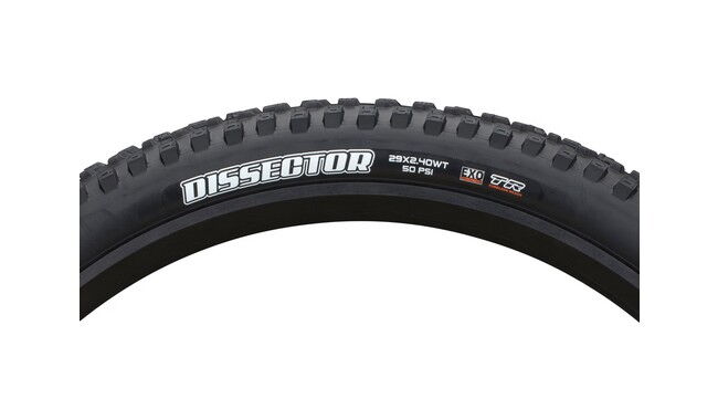 Покришка Maxxis Dissector 29x2.4" WT Dual EXO TR - дополнительное фото 4