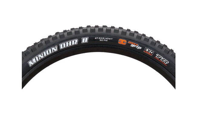 Покришка Maxxis Minion DHR II 27.5x2.4" WT 3C MaxxGrip EXO TR - дополнительное фото 4