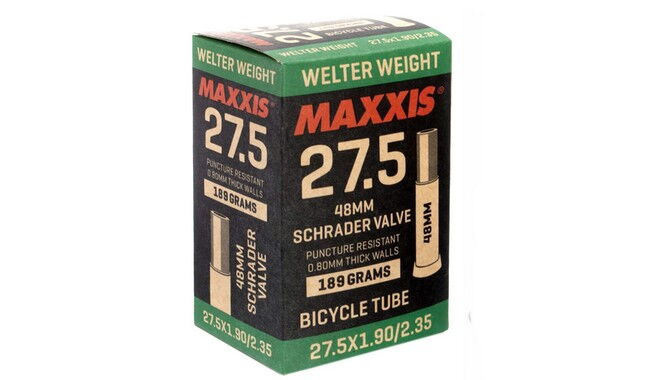 Камера 27.5" Maxxis Welter Weight 27.5х1.75-2.4" Schrader 48 мм - фото 1