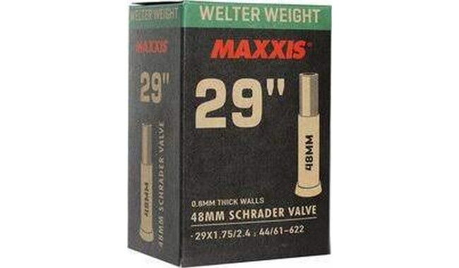 Камера 29" Maxxis Welter Weight 29x1.75-2.4" Schrader 48 мм - фото 1