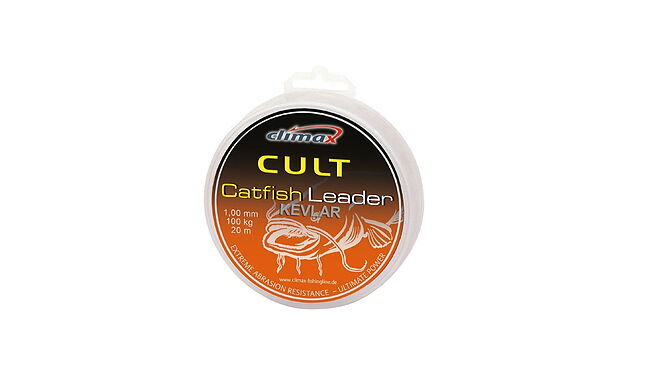 Поводковый материал Climax CULT Catfish Kevlar Leader 0,8 мм 20 м - фото 1