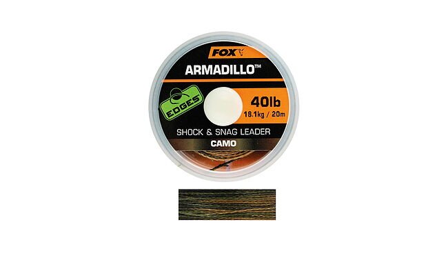 Поводковый материал Fox Edges Armadillo 40lb 20 м - фото 1