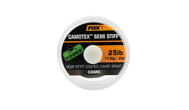 Повідковий матеріал Fox Edges Camotex Semi Stiff 25lb 20 м - фото 1