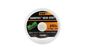 Поводковый материал Fox Edges Camotex Semi Stiff 20lb 20 м