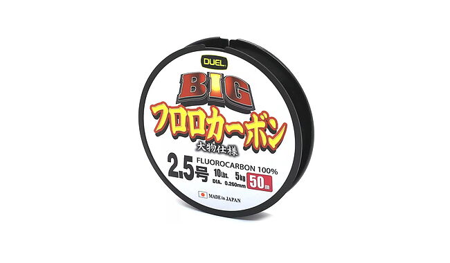 Флюорокарбон Duel Big Fluorocarbon 100% 50 м 0,235 мм 4 кг - фото 1