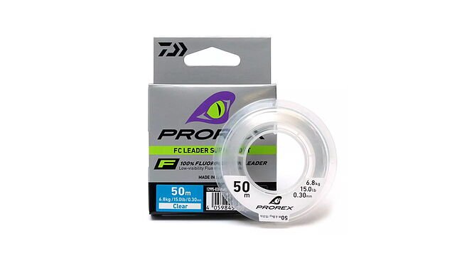Флюорокарбон Daiwa Prorex Leader Super Soft 50 м 0,33 мм 7,4 кг - фото 1