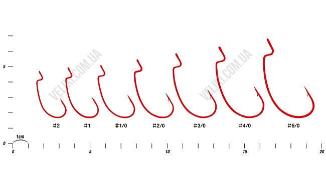 Гачок Decoy Worm 17R Kg Hook R №1 7 шт - дополнительное фото 1