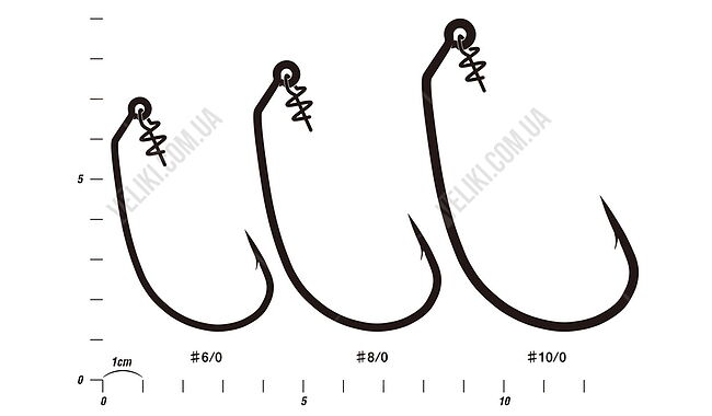 Гачок Decoy Worm 30M Maki-Sasu Hook Magnum 8/0 3 шт - дополнительное фото 1