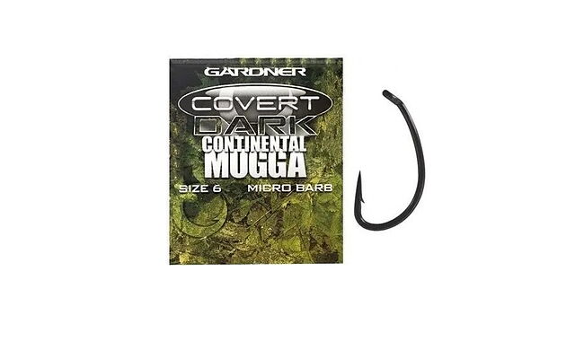 Крючок Gardner Cover Continental Mugga Barbed №8 10 шт - фото 1