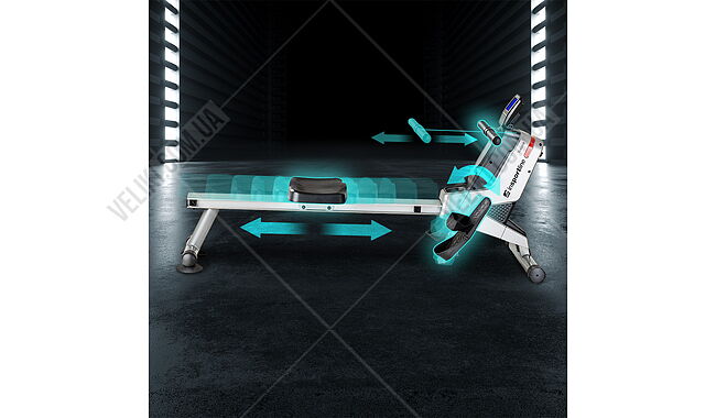 Гребной тренажер inSPORTline Yukona - дополнительное фото 2