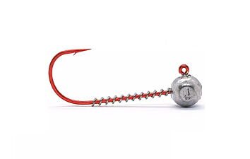 Джиг-головка Jigger Fudo AB Red Jig 14 г 4/0 5 шт