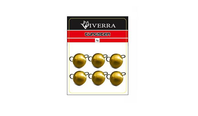 Вантаж чебурашка Viverra вольфрам 3 г 6 шт - фото 3