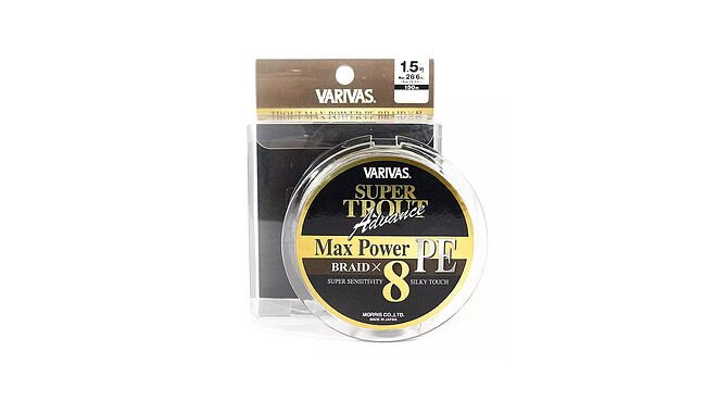 Шнур Varivas Super Trout Advance MAX Power 150 м #1,5 12,9 кг - фото 1