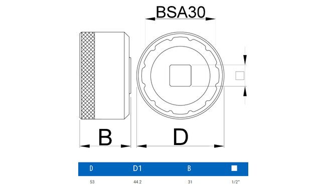 Знімач каретки Unior BSA30 - дополнительное фото 2