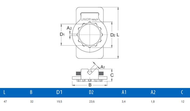 Знімач касети та ключ для спиць Unior 2-in-1 - дополнительное фото 1