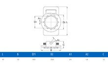 Знімач касети та ключ для спиць Unior 2-in-1 - дополнительное фото 1