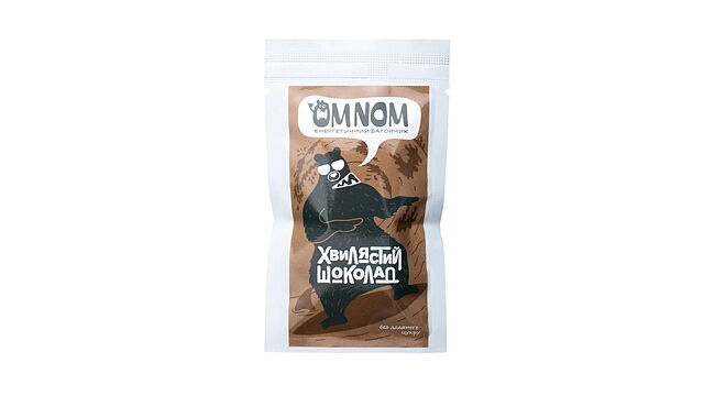 Батончик енергетичний OMNOM Хвилястий шоколад - фото 1