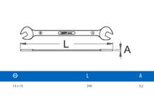 Ключ для педалей Unior 15x15 - дополнительное фото 1