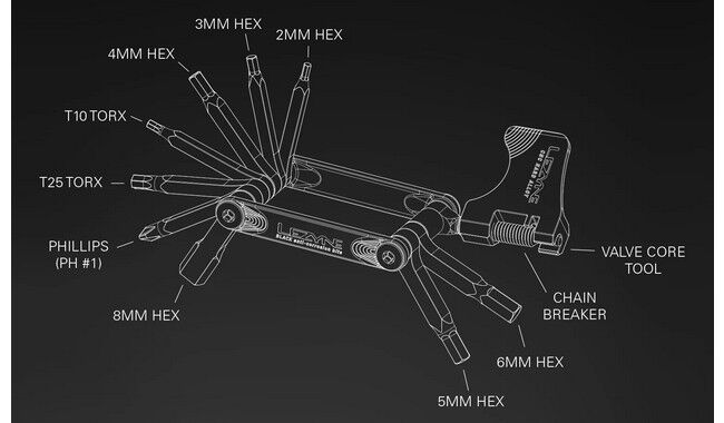 Мультитул Lezyne V Pro 10 - дополнительное фото 2