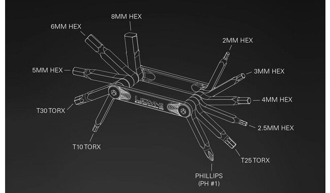 Мультитул Lezyne V Pro 11 - дополнительное фото 2