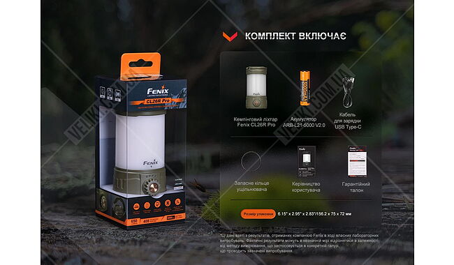 Ліхтар Fenix CL26R Pro - дополнительное фото 15