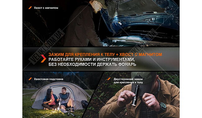 Ліхтар Fenix E28R V2.0 - дополнительное фото 8