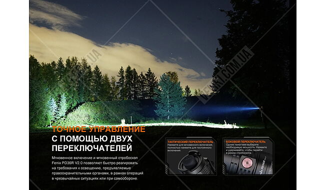 Ліхтар Fenix PD36R V2.0 - дополнительное фото 6