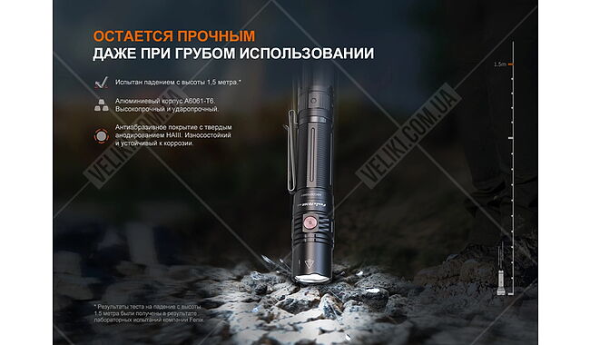 Ліхтар Fenix PD36R V2.0 - дополнительное фото 13