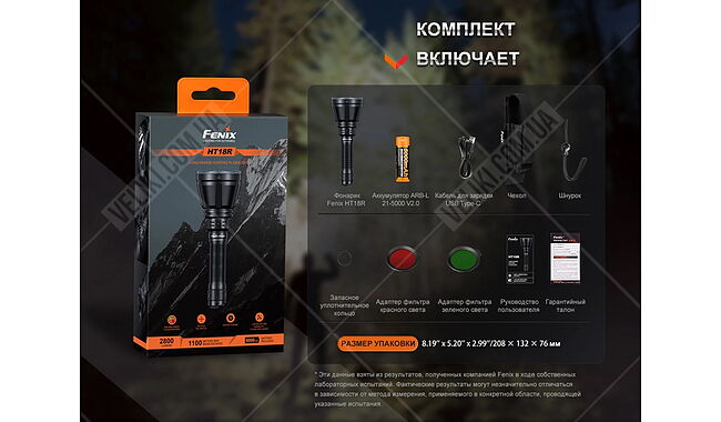 Ліхтар Fenix HT18R - дополнительное фото 16