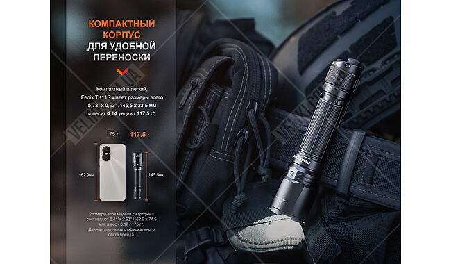 Ліхтар Fenix TK11R - дополнительное фото 8