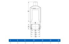 Знімач підшипників кермової колонки Unior - дополнительное фото 1