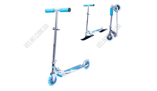 Самокат WORKER Snow Spider PRO 2in1 - дополнительное фото 1