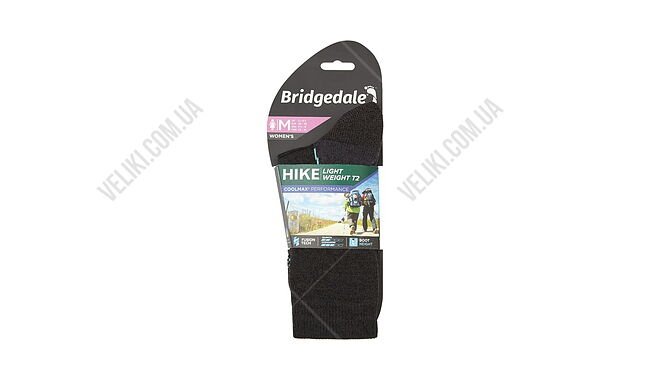 Шкарпетки Bridgedale Women's Hike LightWeight T2 Coolmax Performance - дополнительное фото 3