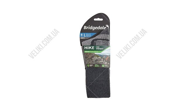 Шкарпетки Bridgedale Hike MidWeight Boot - дополнительное фото 5