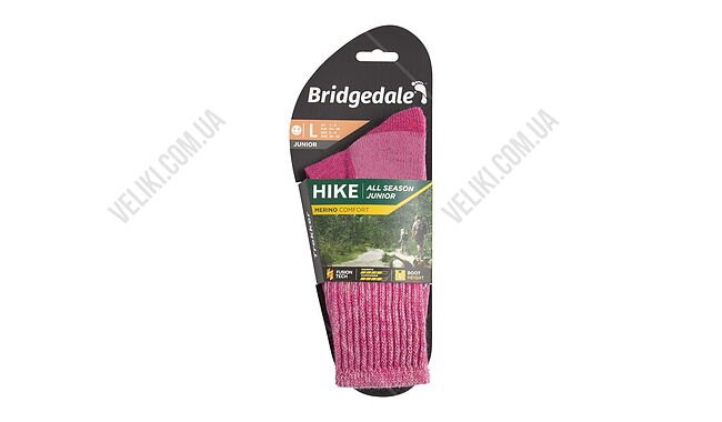 Шкарпетки Bridgedale Hike Junior All Season Boot - дополнительное фото 4