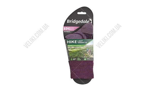 Шкарпетки Bridgedale Hike LW T2 Endurance Boot Wmn - дополнительное фото 3