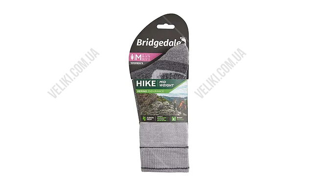 Шкарпетки Bridgedale Women's MidWeight Hike Merino Performance Original - дополнительное фото 8