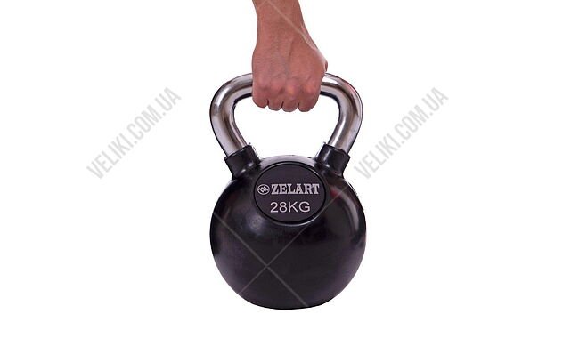 Гиря Zelart ТА-5162-28 28 кг - дополнительное фото 5