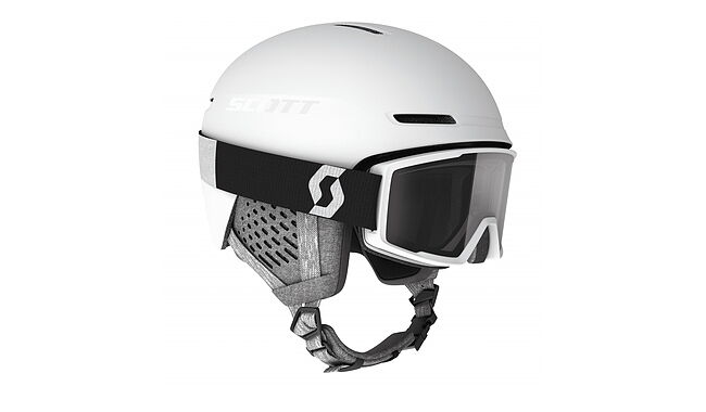 Горнолыжный шлем Scott Track Plus + Маска горнолыжная Factor Pro - фото 2