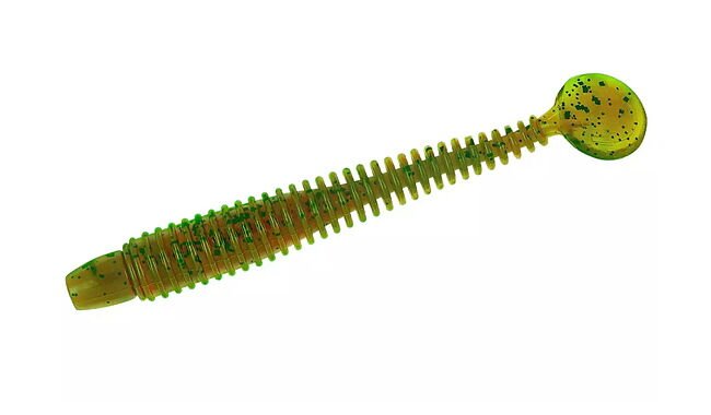Віброхвіст Lunker City Swimming Ribster 4" 10 шт - фото 10