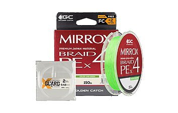 Шнур GC Mirrox PE X4 150 м #1,5 0,205 мм 7,8 кг