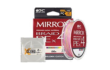 Шнур GC Mirrox PE X4 150 м #2 0,233 мм 9,7 кг