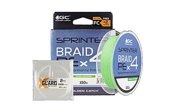 Шнур GC Sprinter PE X4 150 м #0,8 0,148 мм 4,9 кг
