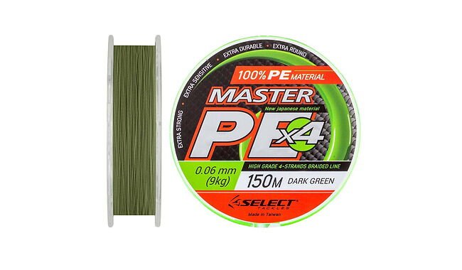 Шнур Select Master PE 150 м 0,14 мм 17 кг - фото 1