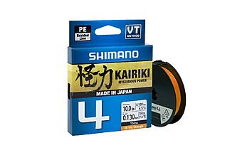 Шнур Shimano Kairiki 4 PE 150 м 0,13 мм 7,4 кг