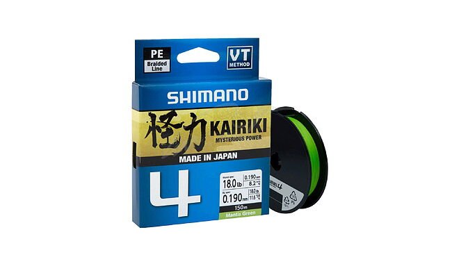 Шнур Shimano Kairiki 4 PE 150 м 0,10 мм 6,8 кг - фото 2
